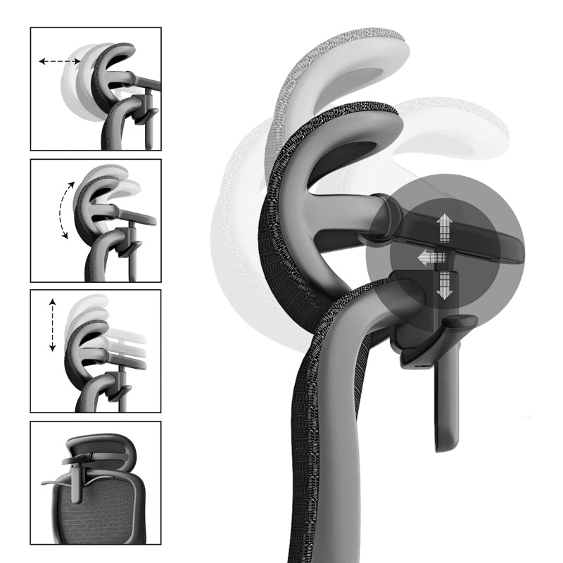 Ергономичен стол Carmen LERIK черен